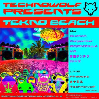 2023.05.20 SAT<br> TECHNOWOLF presents TEKNO BEACH